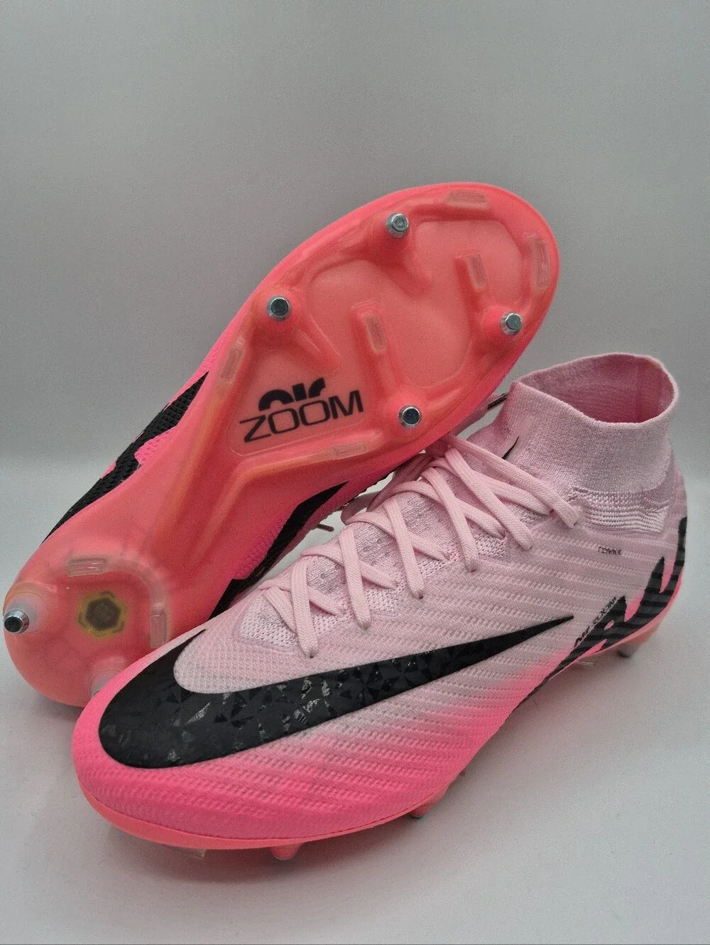 Nike Zoom Mercurial Superfly 9 Elite SG-Pro ACC Pink Mens Size 7.5 Womens 9 New
